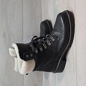 Frye Women Samantha Leather Boots moto shoes sz 10B